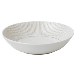 ED Ellen DeGeneres for Royal Doulton Taupe Stripe 24cm Pasta Bowl